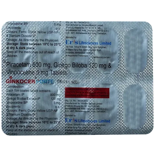 ginkocer forte tablet 10's